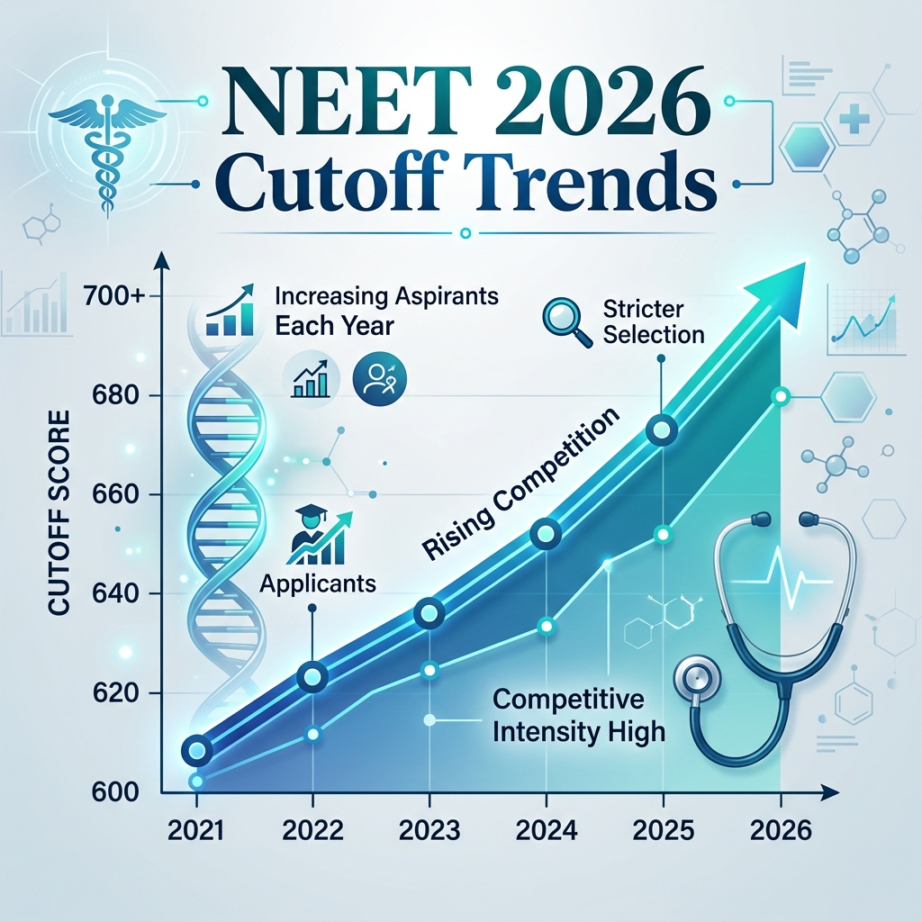 NEET Cutoff Analysis: Detailed 10-Year Trend (2016-2025)